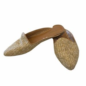 💛2/$25💛Express straw rattan slide sandals size 6